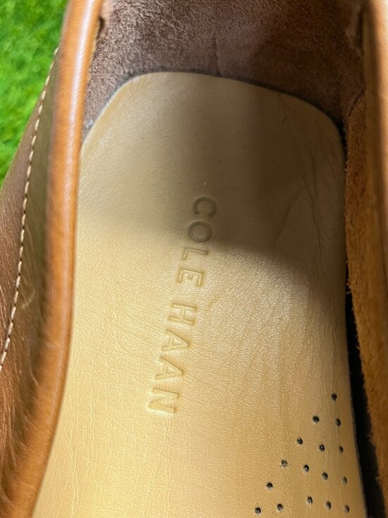 Cole Haan Howland Mens Size 11 Brown Casual Leather Slip-On SPenny Loafers hoes